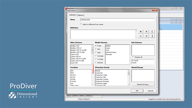 Adding a DimCount Column